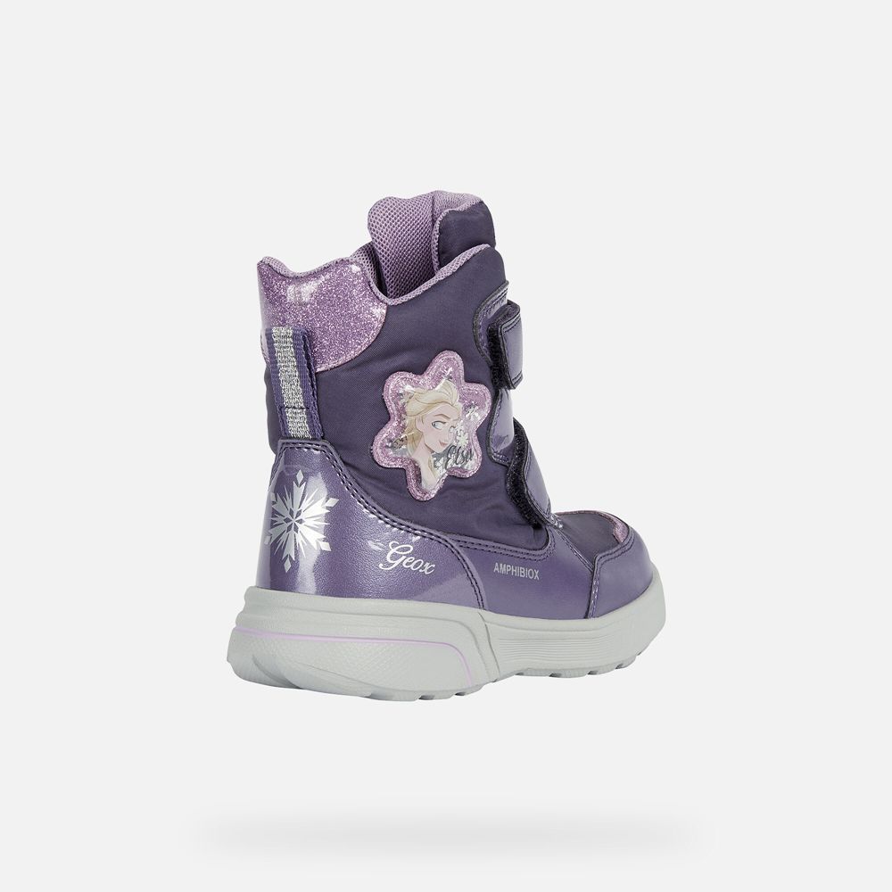 Bottines Geox Sveggen Abx - Violette - Fille 092438-ZKY